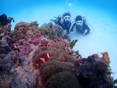 ニモと記念写真
