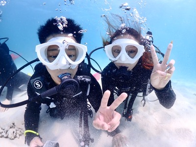 石垣島　1日　体験ダイビング　カップル