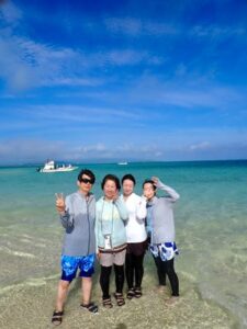 石垣島　体験ダイビング　半日　幻の島　家族