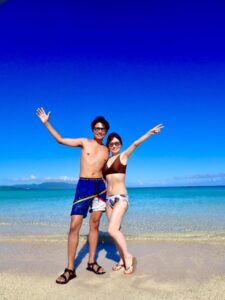 石垣島　体験ダイビング　幻の島　カップル