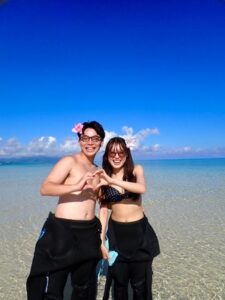 石垣島　半日　体験ダイビング　幻の島　カップル