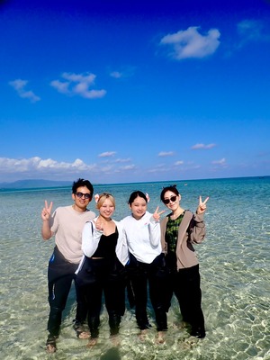 石垣島　1日　体験ダイビング　幻の島　家族