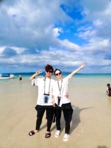 石垣島 1日 体験ダイビング 幻の島 カップル